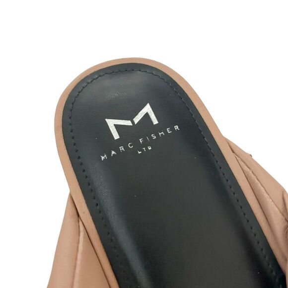 Marc Fisher Ogalia Slide Sandal 10 Tan NEW - Picture 6 of 9